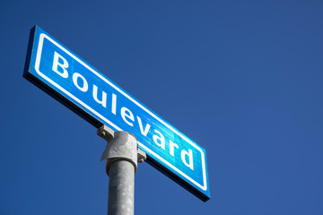 Dutch road sign: street name
