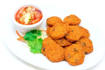 Fried Fish cake or Tod Man Pla