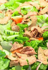 Beef Salad close up