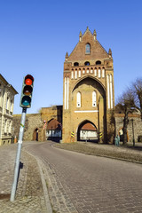 Fototapeta na wymiar Ruppiner Tor, Gransee, Brandenburg, Deutschland