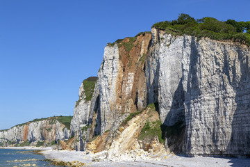 Fototapeta na wymiar Küste bei Yport, Normandie, Bretagne