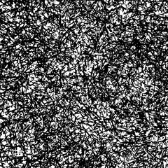 The abstract scratched background. Black and white vector texture template.White noise.