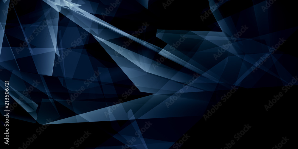 Poster abstract dark triangles background