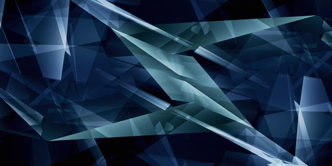 abstract dark blue triangles background