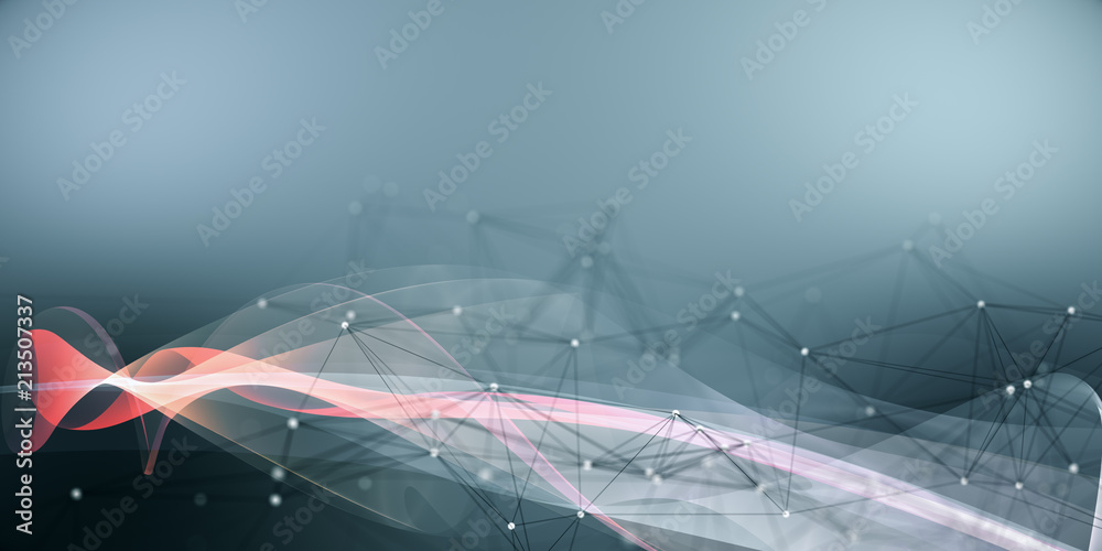 Poster abstract polygonal space background