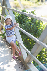 Obraz premium Portrait of a four year old girl