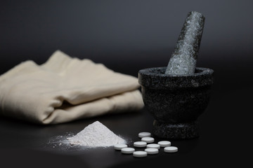 mortar and pestle stone