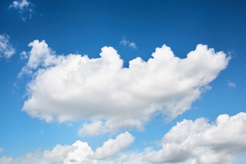 Blue sky with clouds