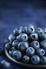 Blueberries close up