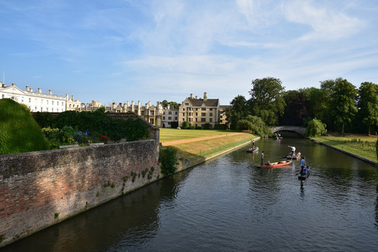 Rivière Cam à Cambridge en Angleterre