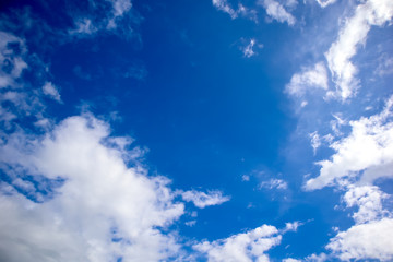 Obraz premium Abstract Natural cloud on blue sky background