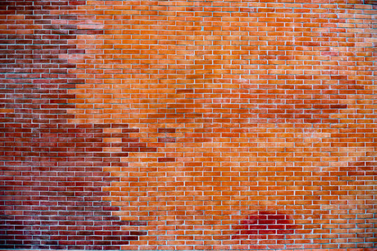 Brown brick wall background and texture vintage style.abstack modern