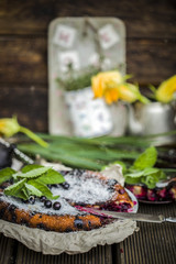 black currant cake