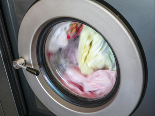 The image of a professional washing machine