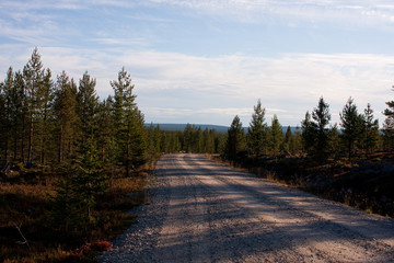 graveled road