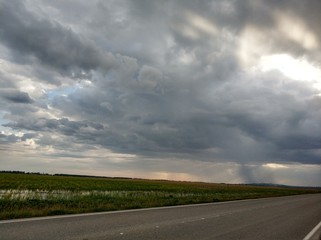Summer holiday near the river .otdy about a green meadow. Summer decline of the nature, Russia....