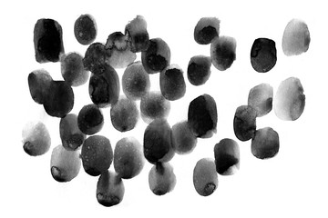 Watercolor background for textures. Abstract watercolor background. Spray paint, ink stains on the paper. Black, monochrome