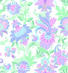 Elegance seamless leaves pattern