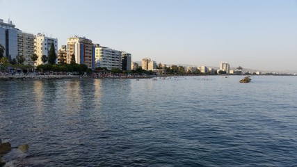 Obraz premium The beautiful Limassol Molos in Cyprus