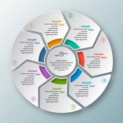 Abstract 3D Paper Infographics