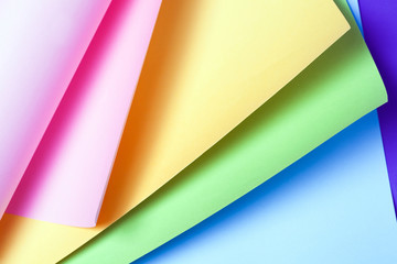 Neon yellow pink paper background.