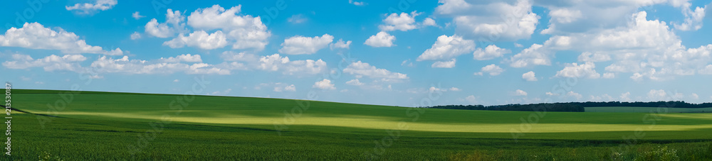 Wall mural panorama beautiful view landscape field