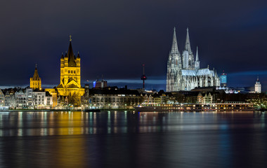 Naklejka premium City landscape of Cologne.