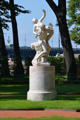 beauty  sculpture statue marble sun contrast Saint Petersburg