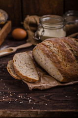 Homemade bread, product photo