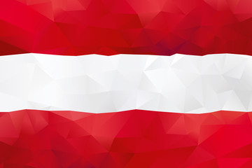 Austria Country Flag Vector Illustration