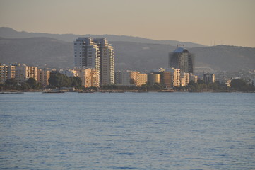 Fototapeta premium The beautiful Limassol Molos in Cyprus