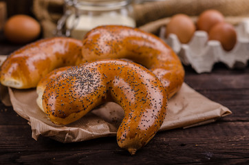 Poppy seeds roll pastry