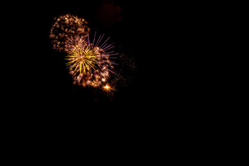 Fireworks night show in United Kingdom