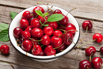 Fresh summer cherry