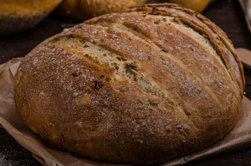 Homemade bread, product photo