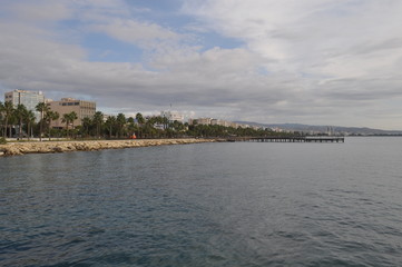 The beautiful Limassol Molos in Cyprus