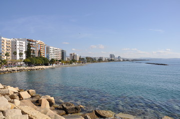Fototapeta premium The beautiful Limassol Molos in Cyprus
