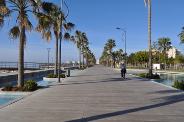 The beautiful Limassol Molos in Cyprus