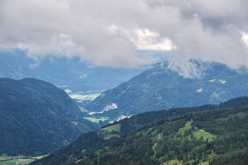 Aussicht von einem Berg