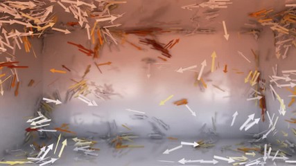 Abstract Arrows Fly Across The Frame