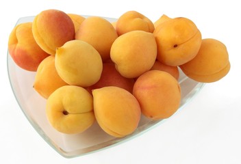 Naklejka na ściany i meble sweet,delicious fruits of apricots