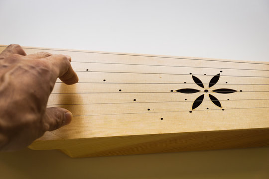 Kannel, Estonian traditional harp musical instrument for folk music in Estonia, Finland.