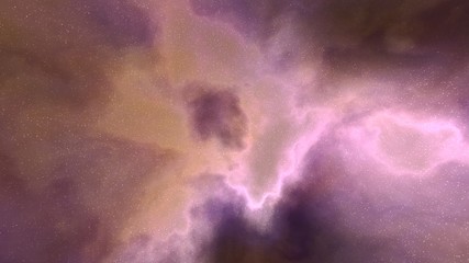 Dark nebula cloud