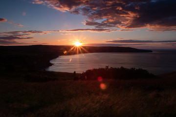 Sunset over Robin Hoods Bay