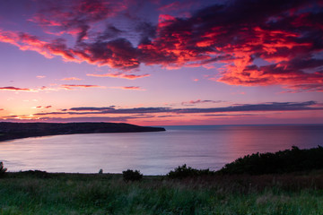 Sunset over Robin Hoods Bay