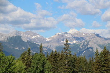 Distant Mountains, Banff National Park, Alberta