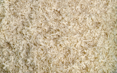 Wood shavings, processing, background for carpentry