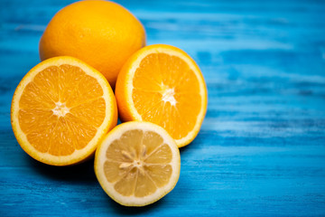 Tropical natural orange fruit