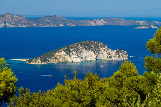 Marathonisi Island on Zakynthos