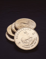 five 1983 Krugerrand's in group